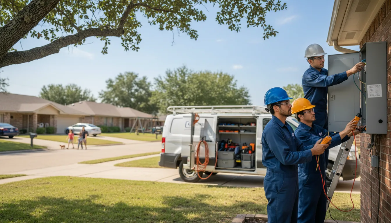 Certified electrician providing emergency electrical services in Atlanta, IN